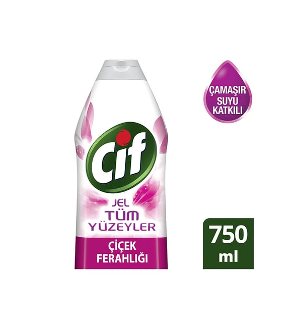 Cİf Jel Tüm Yüzeyler Çiçek Ferahlığı Yüzey Temizleyici 750 Ml