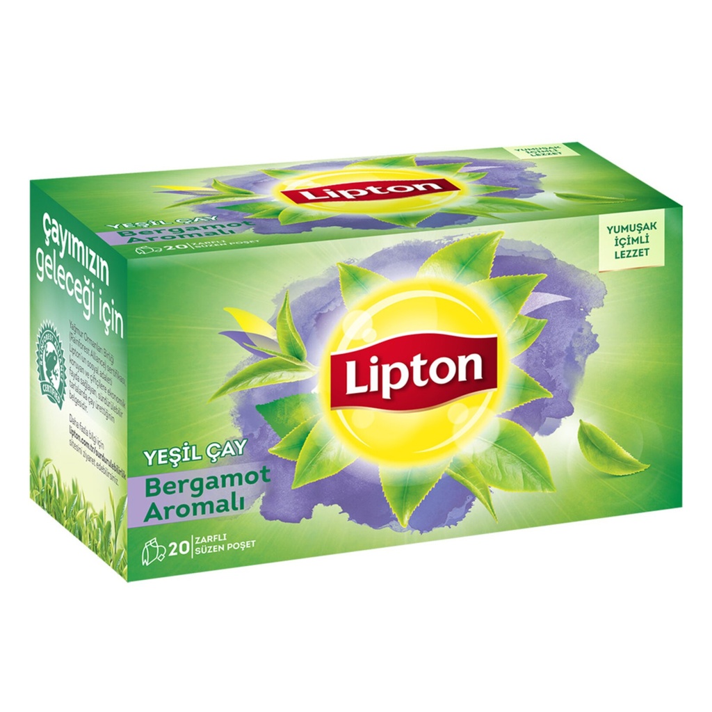 Lipton Bergamotlu Yeşil Çay