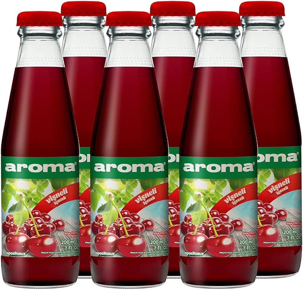 Aroma Şişe Vişneli İçecek 24LÜ KL