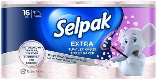 Selpak Extra 12Lİ Tuvalet Kağıdı Banyo Ferahlatma