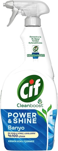 Cif Power Shine Cleanboost Sprey Temizleyici Banyo 750ML