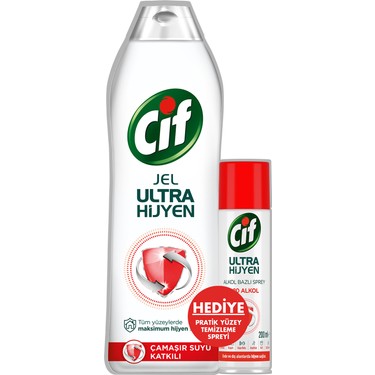 Cif Ultra Hijyen Jel 750 + Cif Ultra Hijyen Sprey 200 ML