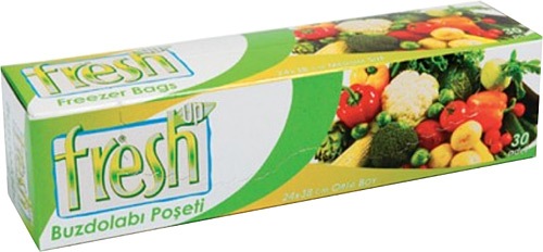 Fresh-Up Buzdolabı Poşeti 20x30 Küçük Boy 30LU