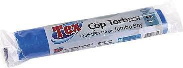 Tex Çöp Torbası Jumbo Boy 10LU 80*110