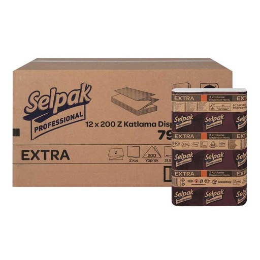 SELPAK EXTRA Z HAVLU 12Lİ KL